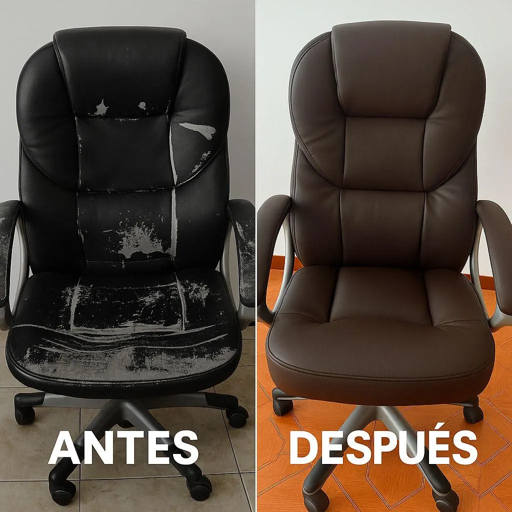 Retapizado profesional de sillas de oficina.